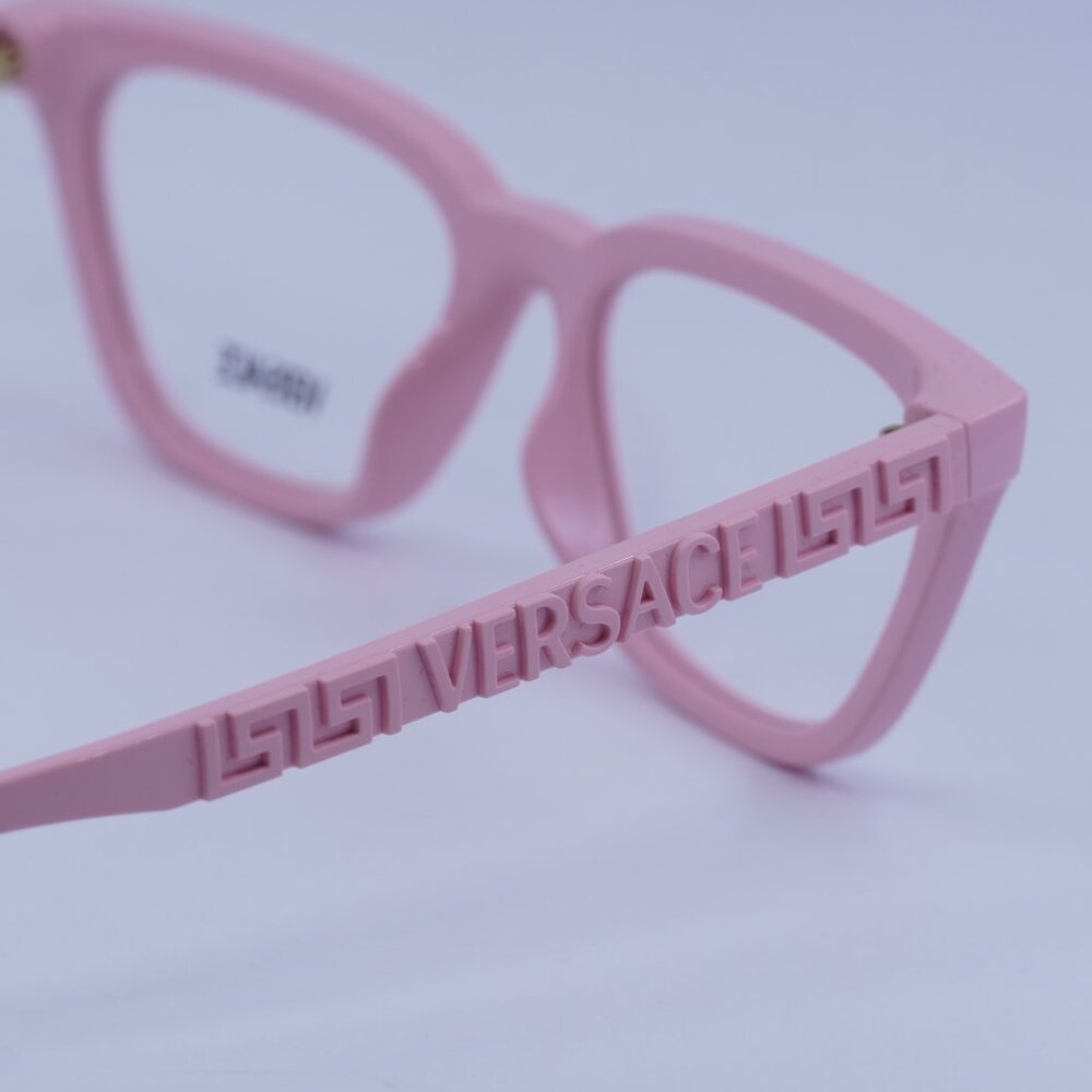 Versace VE3352U 5452 Eyeglasses Pink Bubble Gum 53mm Cat Eye Frame - Picture 9 of 10